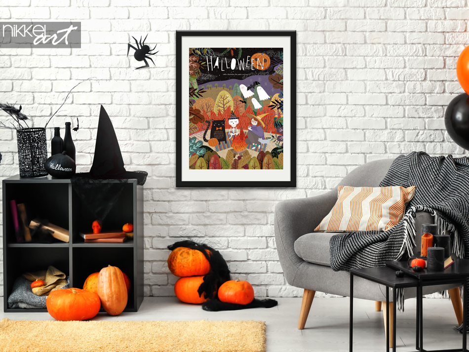 Halloween Poster Illustratie